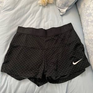 Polka-dot CrossFit booty shorts small